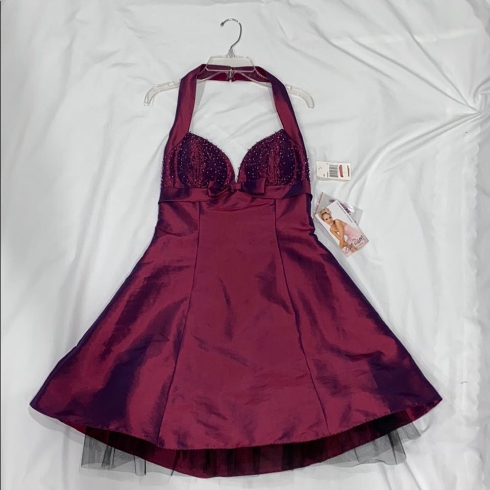 Embellished Halter Dress
